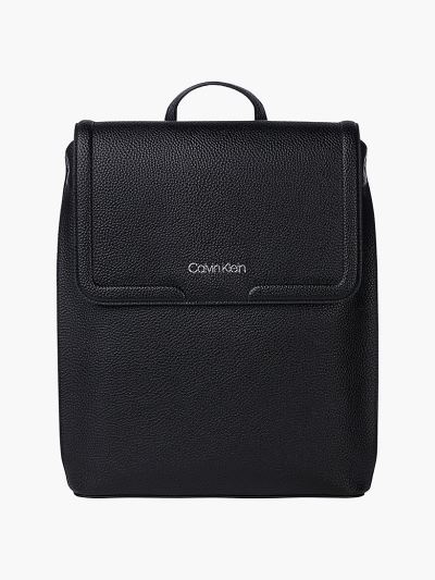 Calvin Klein Táskák & Kiegészítők HU105040 | Calvin Klein Flap Női Hátizsák Fekete